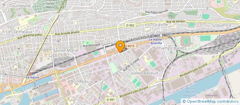 localisation de l'entreprise MONSIEUR HOWEL DESCHAMPS  LE HAVRE