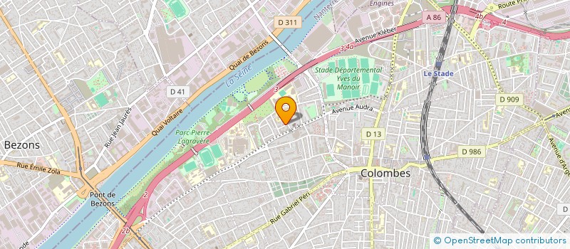 localisation de l'entreprise MONSIEUR HOZIFA ALTOOM ADAM à COLOMBES