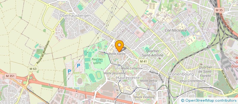 localisation de l'entreprise MONSIEUR HRACHYA GRIGORGYAN  STRASBOURG