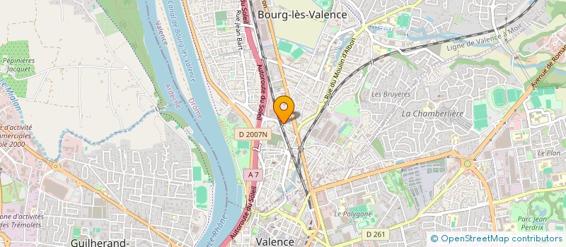 localisation de l'entreprise MONSIEUR HRAIR SEMERJYAN à BOURG-LES-VALENCE