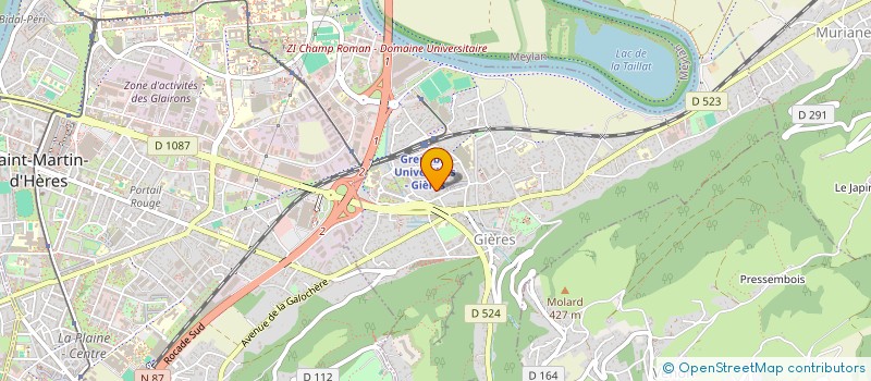 localisation de l'entreprise MONSIEUR HRAYR GRIGORIAN  GIERES