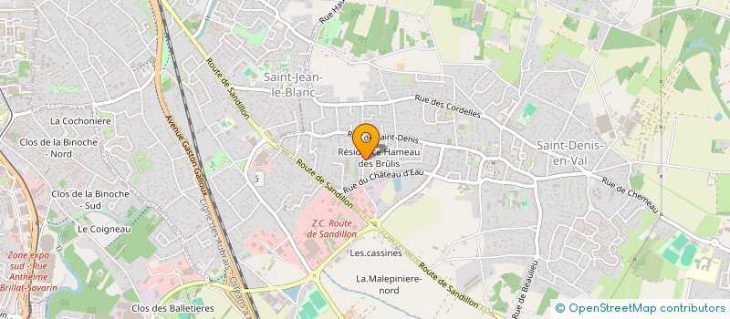 localisation de l'entreprise MONSIEUR HRISHABH SINGH  SAINT-DENIS-EN-VAL