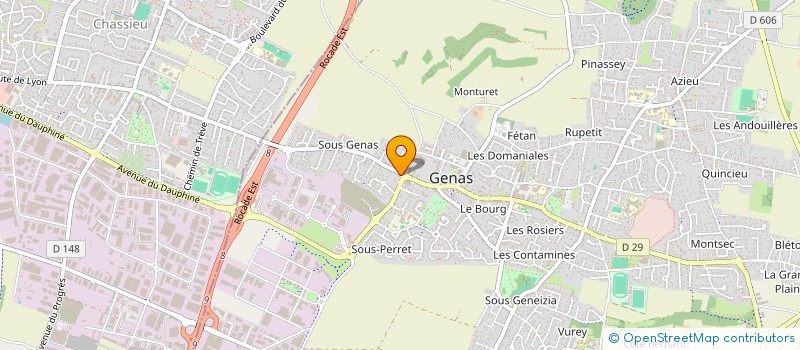 localisation de l'entreprise MONSIEUR HRISTO GEORGIEV  GENAS