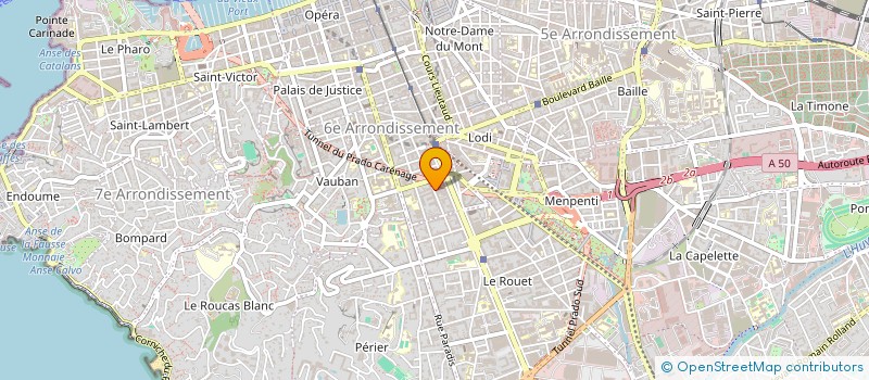 localisation de l'entreprise MONSIEUR HRISTO HRISTOV à MARSEILLE