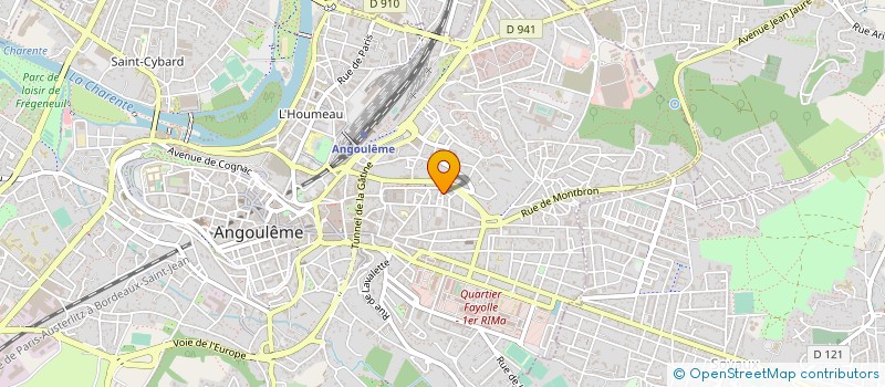 localisation de l'entreprise MONSIEUR HRISTO PAVLOV à ANGOULEME