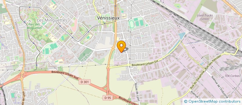 localisation de l'entreprise MONSIEUR HRYHORII BERTASH  VENISSIEUX