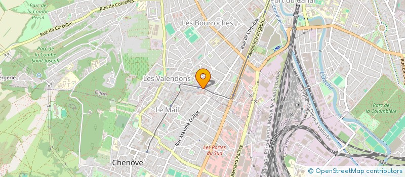 localisation de l'entreprise MONSIEUR HSAINE WAKRIM  CHENOVE