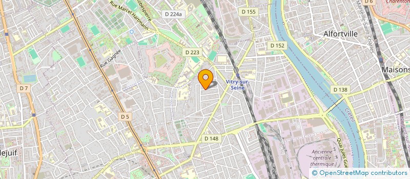 localisation de l'entreprise MONSIEUR HSIN-JUNG SU  VITRY-SUR-SEINE