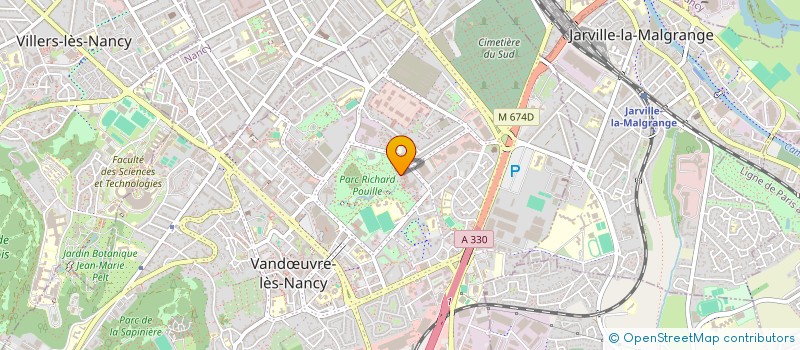 localisation de l'entreprise MONSIEUR HSSAINE YOUSSEFI  VANDUVRE-LES-NANCY