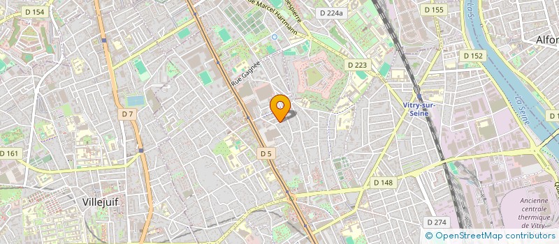 localisation de l'entreprise MONSIEUR HUAWEI WANG  VITRY-SUR-SEINE