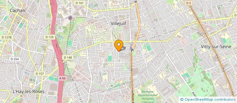 localisation de l'entreprise MONSIEUR HUAZHENG JIANG  VILLEJUIF