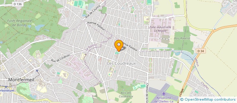 localisation de l'entreprise MONSIEUR HUBERMANN JEAN MARY  CHELLES