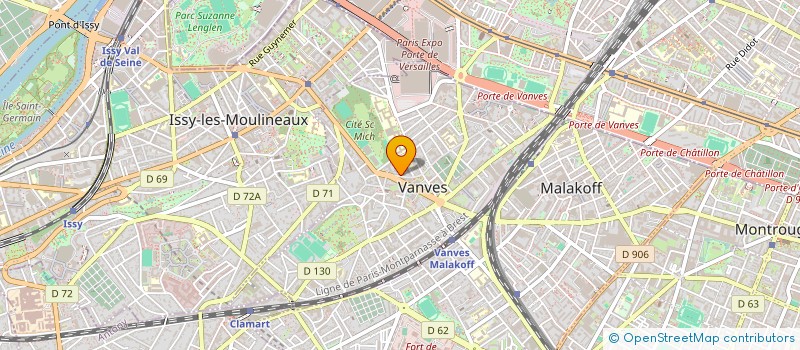 localisation de l'entreprise MONSIEUR HUBERSON ACRA  VANVES