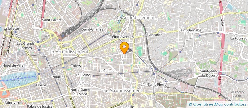 localisation de l'entreprise MONSIEUR HUBERT ACOURT à MARSEILLE