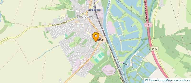 localisation de l'entreprise MONSIEUR HUBERT ADRIAN  DIEULOUARD