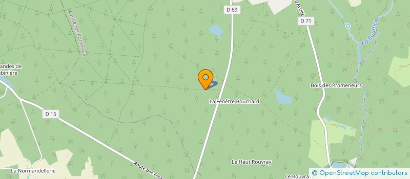 localisation de l'entreprise MONSIEUR HUBERT ALLEAUME  AVRILLE-LES-PONCEAUX