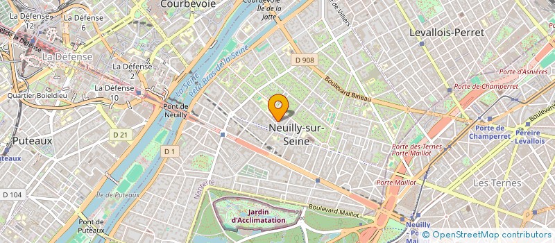 localisation de l'entreprise MONSIEUR HUBERT ALLIN à NEUILLY-SUR-SEINE