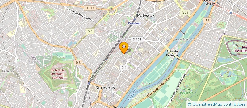 localisation de l'entreprise MONSIEUR HUBERT AMOUROUX à SURESNES