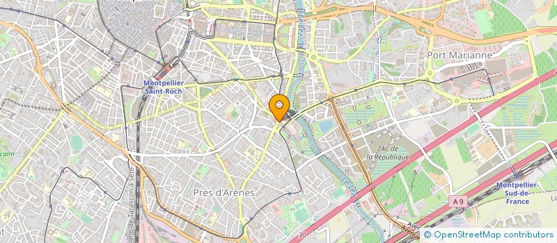 localisation de l'entreprise MONSIEUR HUBERT ANDREANI à MONTPELLIER