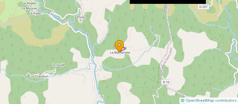localisation de l'entreprise MONSIEUR HUBERT ARNOUX à MALARCE-SUR-LA-THINES