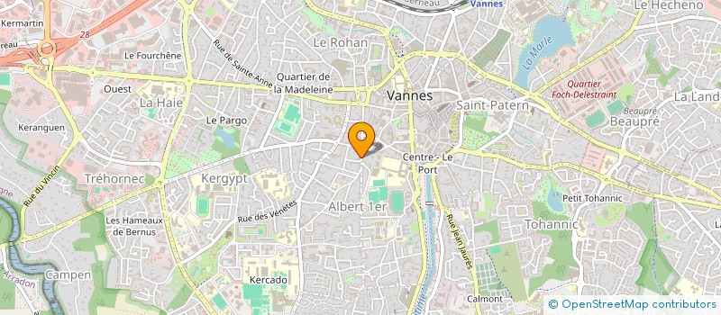 localisation de l'entreprise MONSIEUR HUBERT AUDIC à VANNES
