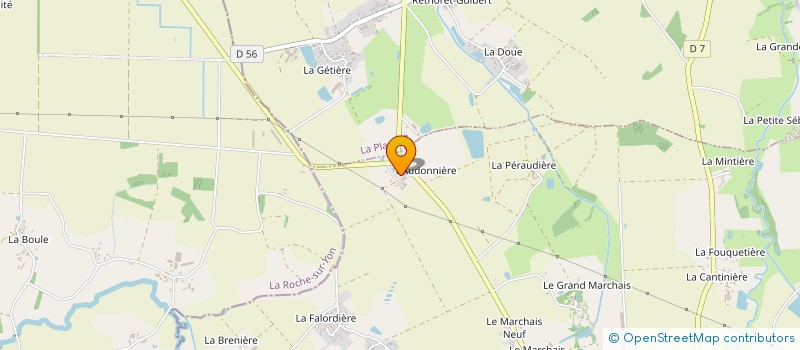 localisation de l'entreprise MONSIEUR HUBERT AUGEREAU à VIEILLEVIGNE