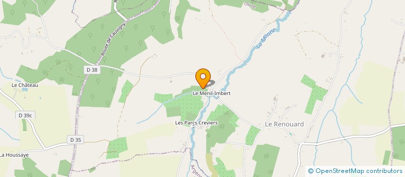 localisation de l'entreprise MONSIEUR HUBERT BALOCHE à LE RENOUARD