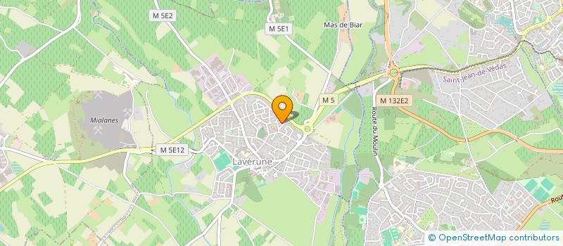 localisation de l'entreprise MONSIEUR HUBERT BALSAN à LAVERUNE