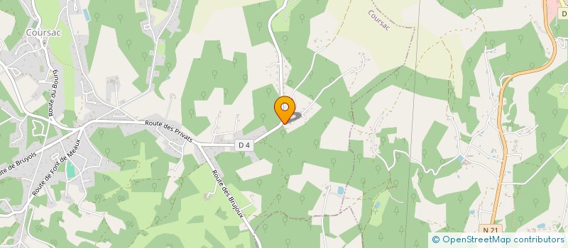 localisation de l'entreprise MONSIEUR HUBERT BARAER  COURSAC