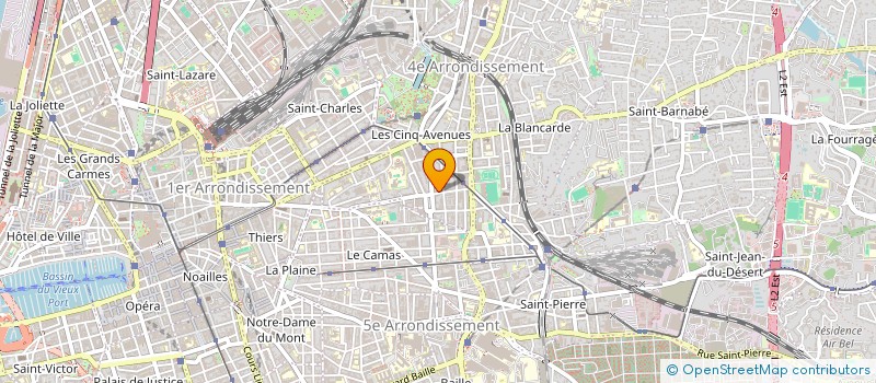 localisation de l'entreprise MONSIEUR HUBERT BARROS à MARSEILLE