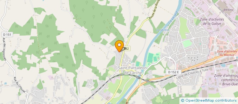 localisation de l'entreprise MONSIEUR HUBERT BARTECKI  SAINT-PANTALEON-DE-LARCHE