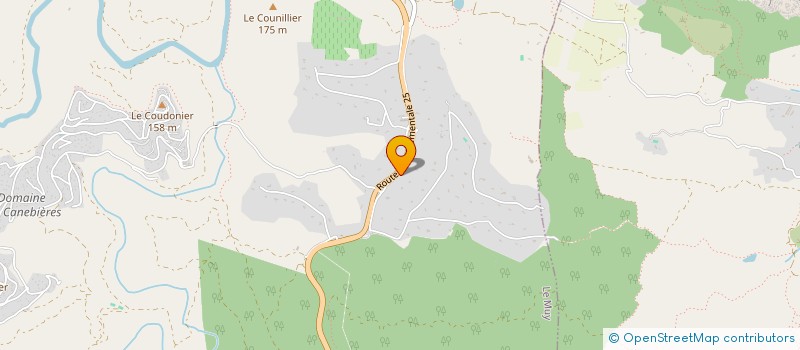 localisation de l'entreprise MONSIEUR HUBERT BAUD à LE MUY