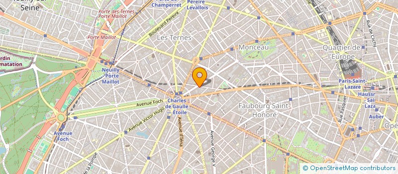 localisation de l'entreprise MONSIEUR HUBERT BERLIER DE VAUPLANE  PARIS