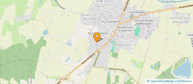 localisation de l'entreprise MONSIEUR HUBERT BERTHAULT à QUIERS-SUR-BEZONDE