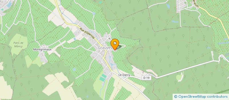 localisation de l'entreprise MONSIEUR HUBERT BERTOT  BLANCS-COTEAUX