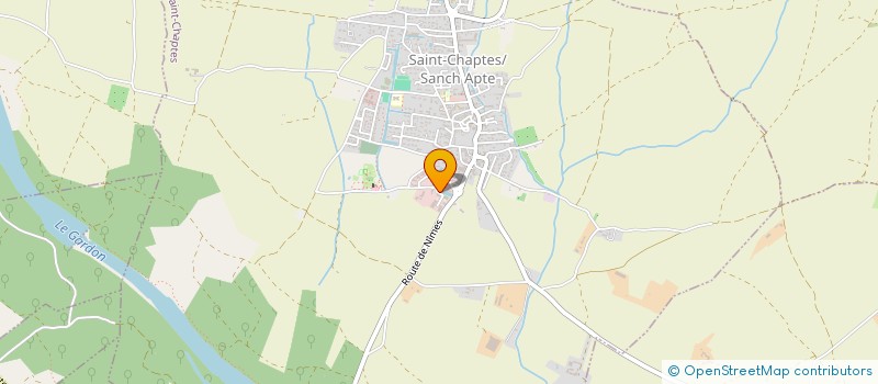 localisation de l'entreprise MONSIEUR HUBERT BEZZINA  SAINTE-ANASTASIE