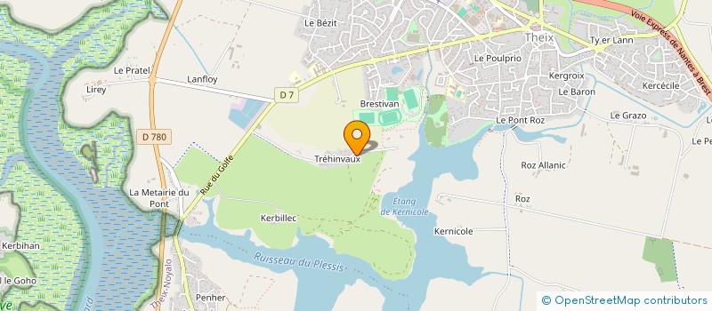 localisation de l'entreprise MONSIEUR HUBERT BLANCONNIER  THEIX-NOYALO