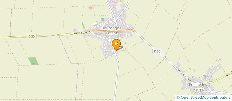 localisation de l'entreprise MONSIEUR HUBERT BLONDEL  BOURGOGNE-FRESNE