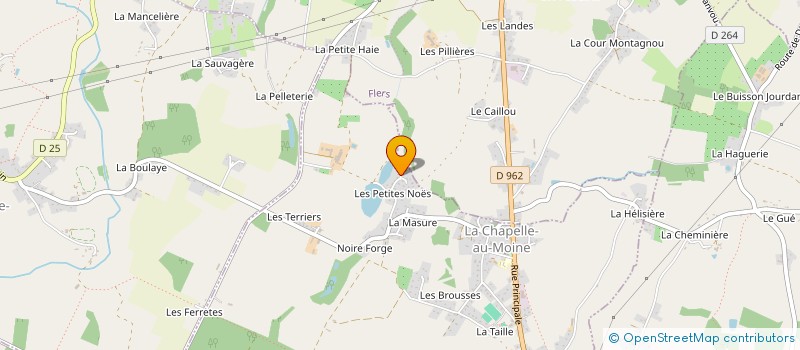 localisation de l'entreprise MONSIEUR HUBERT BOISGONTIER à LA CHAPELLE-AU-MOINE