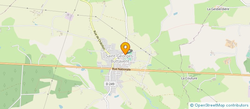 localisation de l'entreprise MONSIEUR HUBERT BOITTIN à SAINT-GEORGES-BUTTAVENT