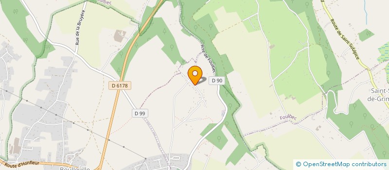 localisation de l'entreprise MONSIEUR HUBERT BOURGEAIS  SAINT-MACLOU