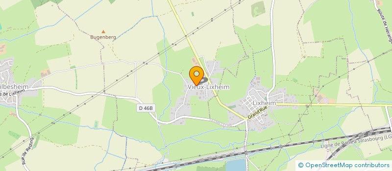 localisation de l'entreprise MONSIEUR HUBERT BOUTTON  VIEUX-LIXHEIM