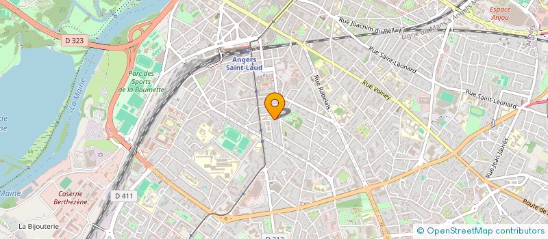 localisation de l'entreprise MONSIEUR HUBERT BRACHET  ANGERS