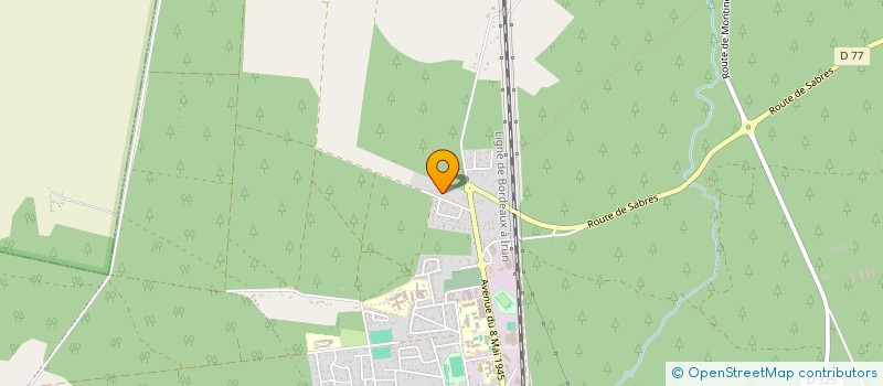 localisation de l'entreprise MONSIEUR HUBERT BRETHES  MORCENX-LA-NOUVELLE