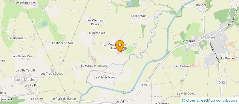 localisation de l'entreprise MONSIEUR HUBERT BROSSE  SAINT-MADEN