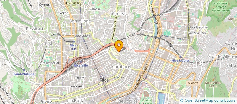 localisation de l'entreprise MONSIEUR HUBERT BROUTA à NICE