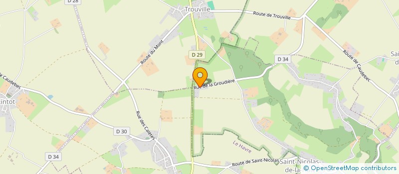 localisation de l'entreprise MONSIEUR HUBERT BRUBION  SAINT-NICOLAS-DE-LA-HAIE