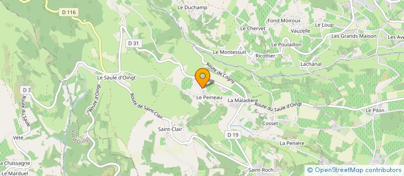 localisation de l'entreprise MONSIEUR HUBERT BRUNEL  VILLE-SUR-JARNIOUX