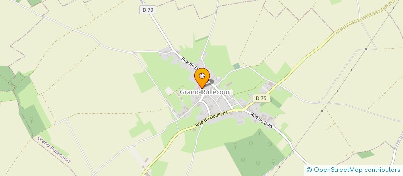 localisation de l'entreprise MONSIEUR HUBERT CAILLIEZ  GRAND-RULLECOURT