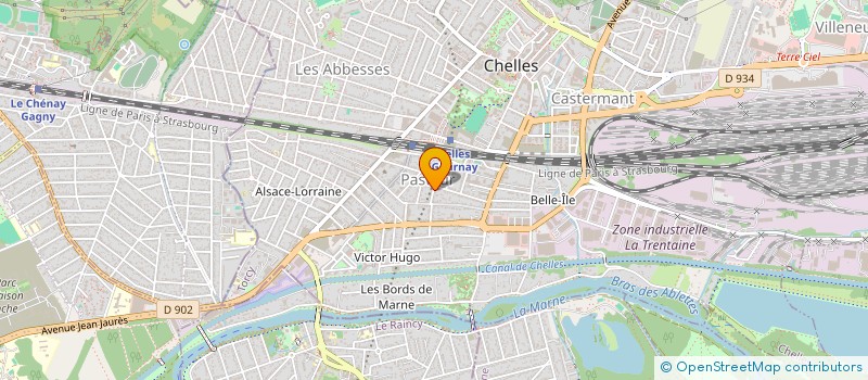 localisation de l'entreprise MONSIEUR HUBERT CAMMAN à CHELLES